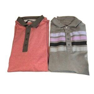 Travis Mathew Polo Shirt Bundle Lot Short Sleeved Pima Cotton Golf Men's Size XL